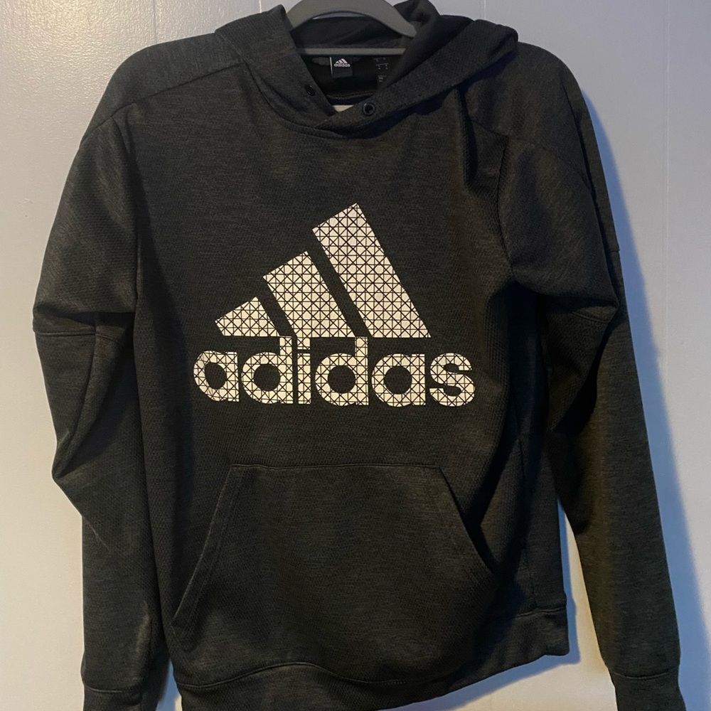 Grey Adidas hoodie